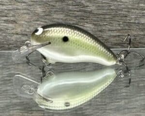 Black Label Balsa - Badger SR Squarebill - Custom Balsa Crankbait - Money Shad color