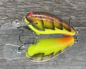 Black Label Balsa - Rock Hound SR - Custom Balsa Crankbait - Hot Ozark Craw color