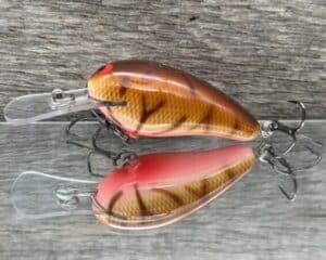 Black Label Balsa - Rock Hound SR - Custom Balsa Crankbait - Waffle Cone color