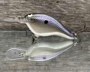 Black Label Balsa - Shiver 5 - Custom Balsa Crankbait - American Shad color