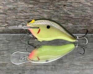 Black Label Balsa - Shiver 5 - Custom Balsa Crankbait - Moon Shine color