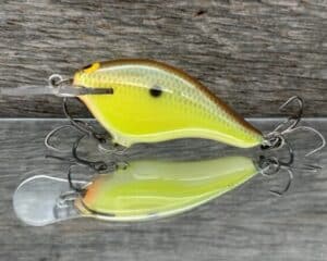 Black Label Balsa - Shiver 5 - Custom Balsa Crankbait - River Bream color