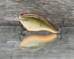 Black Label Balsa - Shiver 5 - Custom Balsa Crankbait - Root Beer color