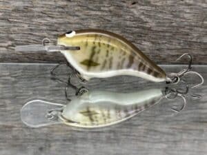 Black Label Balsa - Shiver 5 - Custom Balsa Crankbait - Baby Bluegill color