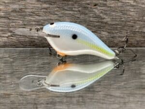 Black Label Balsa - Shiver 5 - Custom Balsa Crankbait - Sexy Shad color