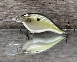 Black Label Balsa - Shiver 5 - Custom Balsa Crankbait - Money Shad color