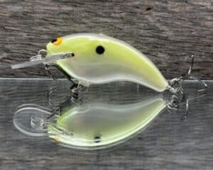 Black Label Balsa - Razor Jr SSS - Balsa Crankbait - Haze color