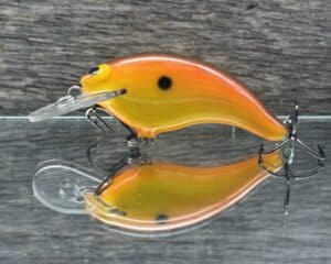 Black Label Balsa - Razor Jr SSS - Balsa Crankbait - Simple Craw color