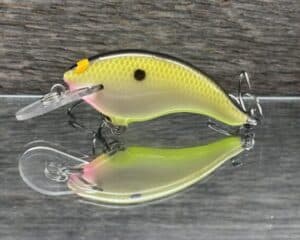 Black Label Balsa - Razor Jr - Balsa Crankbait - Bone Shad color
