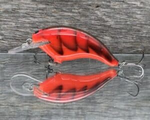 Black Label Balsa - Razor Jr - Balsa Crankbait - Delta Craw color