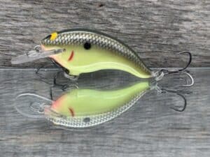 Black Label Balsa - Razor Jr - Balsa Crankbait - Moon Shine color