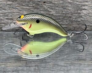 Black Label Balsa - Razor Jr SSS - Balsa Crankbait - Moon Shine color