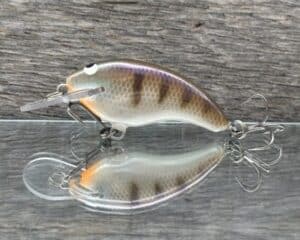 Black Label Balsa - Razor Jr - Balsa Crankbait - JB's Gill color
