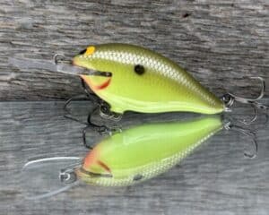 Black Label Balsa - Mod 6 - Custom Balsa Crankbait - Moon Shine color