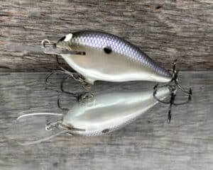 Black Label Balsa - Mod 6 - Custom Balsa Crankbait - American Shad color