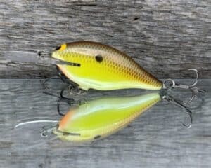 Black Label Balsa - Mod 6 - Custom Balsa Crankbait - River Bream color