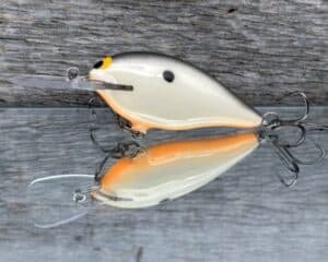Black Label Balsa - Mod 6 - Custom Balsa Crankbait - Bone Khaki color