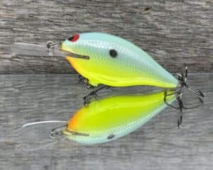 Black Label Balsa - Mod 6 - Custom Balsa Crankbait - Candy Dolphin color