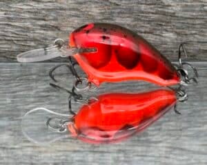 Black Label Balsa - Runt MR - Custom Balsa Crankbait - Delta Craw color