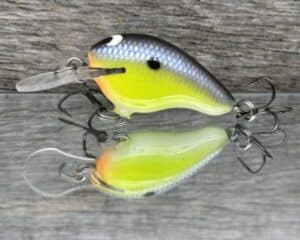 Black Label Balsa - Runt MR - Custom Balsa Crankbait - Chartreuse Magic color