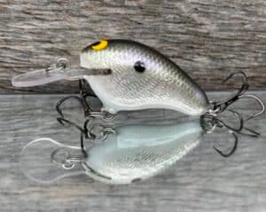 Black Label Balsa - Runt MR - Custom Balsa Crankbait - Gizzard Shad Foil color