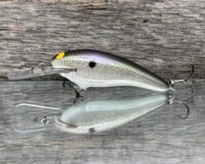 Black Label Balsa - Z II - Custom Balsa Crankbait - Gizzard Shad Foil color