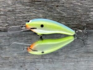 Black Label Balsa - Z II - Custom Balsa Crankbait - Citrus Candy color