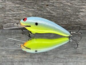 Black Label Balsa - Z II - Custom Balsa Crankbait - Candy Dolphin color