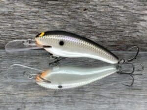 Black Label Balsa - Z II - Custom Balsa Crankbait - Gizzard Shad Pearl color