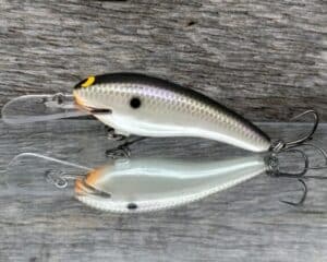 Black Label Balsa - Z II - Custom Balsa Crankbait - Gizzard Shad Pearl color