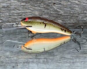 Black Label Balsa - Z II - Custom Balsa Crankbait - Root Beer color