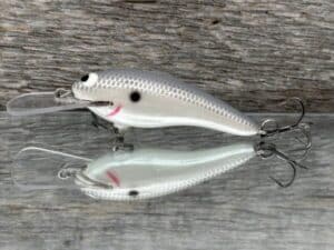 Black Label Balsa - Z II - Custom Balsa Crankbait - Grey Ghost color