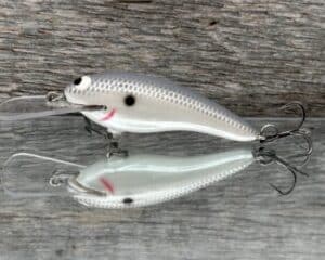 Black Label Balsa - Z II - Custom Balsa Crankbait - Grey Ghost color