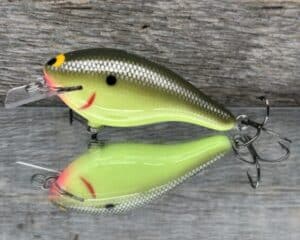 Black Label Balsa - K III Squarebill - Custom Balsa Crankbait - Moon Shine color