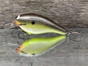 Black Label Balsa - K III Squarebill - Custom Balsa Crankbait - Slick color