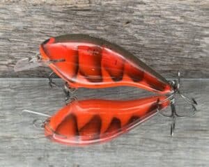 Black Label Balsa - K III Squarebill - Custom Balsa Crankbait - Delta Craw color