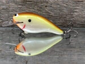 Black Label Balsa - K III Squarebill - Custom Balsa Crankbait - Classic color