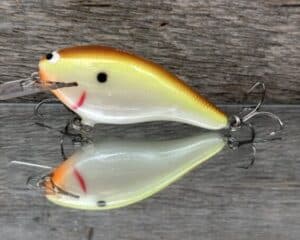 Black Label Balsa - K III Squarebill - Custom Balsa Crankbait - Classic color