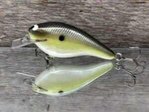 Black Label Balsa - K III Squarebill - Custom Balsa Crankbait - Money Shad color