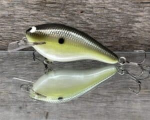 Black Label Balsa - K III Squarebill - Custom Balsa Crankbait - Money Shad color