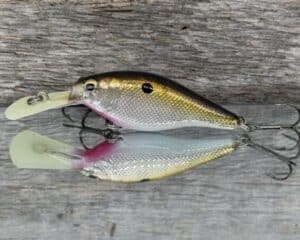 The Lure Forge - CW Shad Balsa Crankbait - Tennessee Gold color