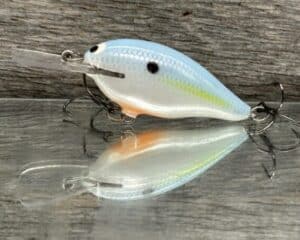 Black Label Balsa - Mod 6 - Custom Balsa Crankbait - Sexy Shad color