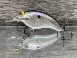 Black Label Balsa - Razor Jr - Balsa Crankbait - Gizzard Shad Foil color