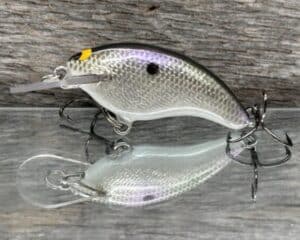 Black Label Balsa - Razor Jr - Balsa Crankbait - Gizzard Shad Foil color