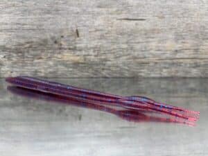 Black Label Custom Soft Plastics - Hollow Point 7" - Plum 16ct