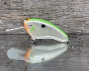 Black Label Balsa - Hickster MR- Balsa Crankbait - Lime Shad color