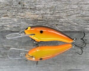 Black Label Balsa - Z II - Custom Balsa Crankbait - Simple Craw color