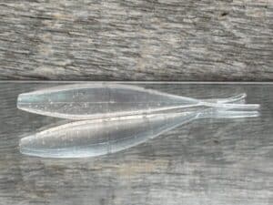 Black Label Custom Soft Plastics - Hi Roller 3.8" - Green Gizzard 6ct