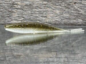 Black Label Custom Soft Plastics - Hi Roller 3.8" - Gizzard Shad 6ct