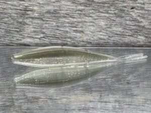Black Label Custom Soft Plastics - Hi Roller 3.8" - Tennessee Shad 6ct